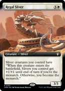 Regal Sliver (CMM-757) - Commander Masters: (Extended Art) Foil