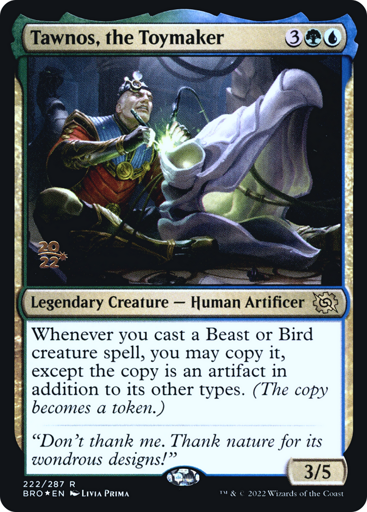 Tawnos, the Toymaker (PRE-222S) - The Brothers' War Promos Foil