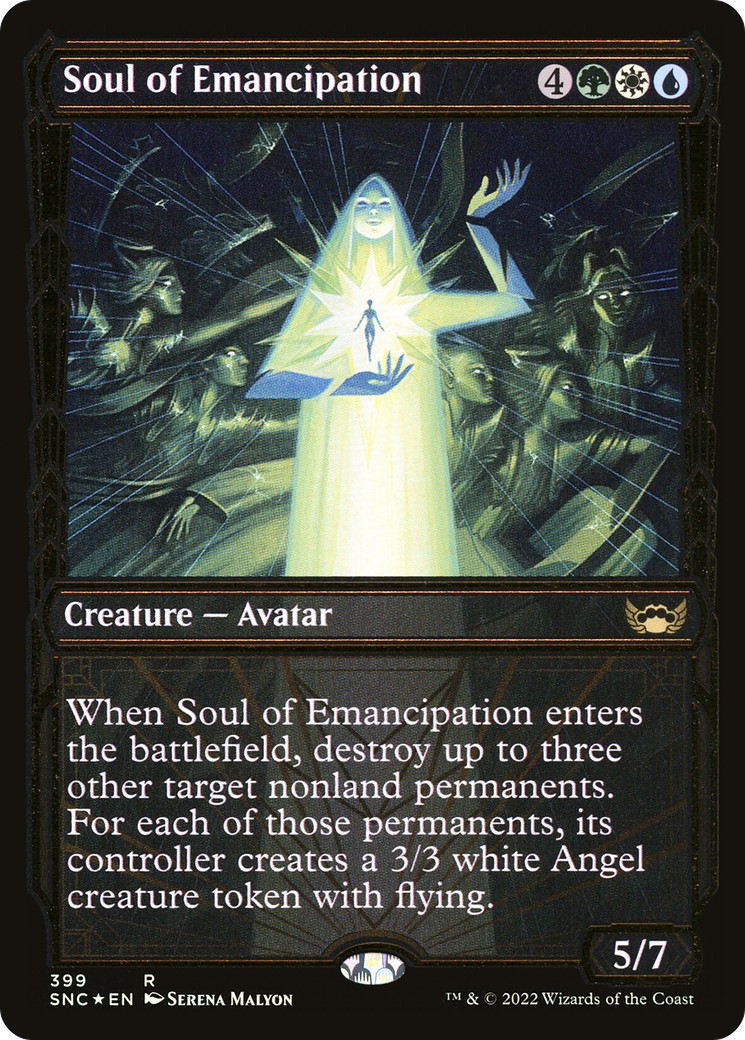 Soul of Emancipation (SNC-399) - Streets of New Capenna: (Showcase) Foil