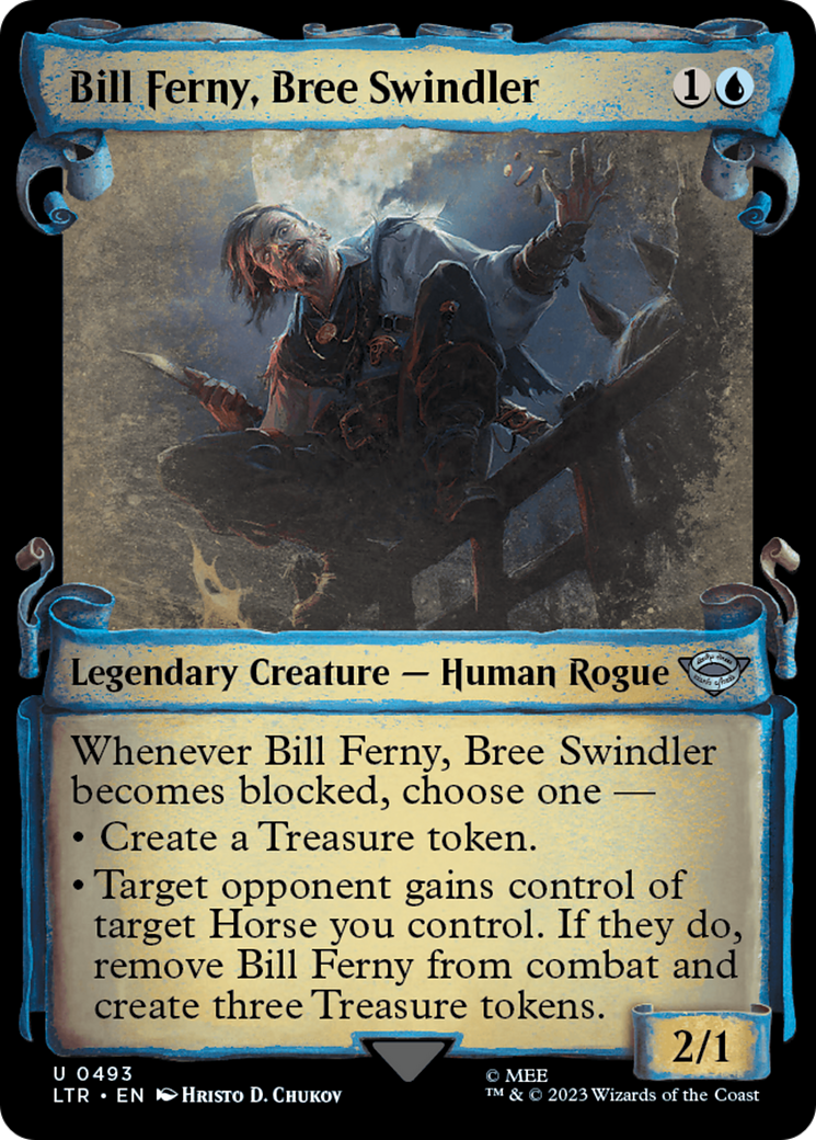 Bill Ferny, Bree Swindler (LTR-493) - The Lord of the Rings: Tales of Middle-earth: (Showcase) Foil