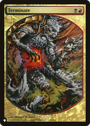 Terminate (LIST-P09-9) - The List