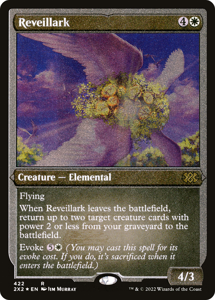 Reveillark (2X2-422) - Double Masters 2022 Etched Foil