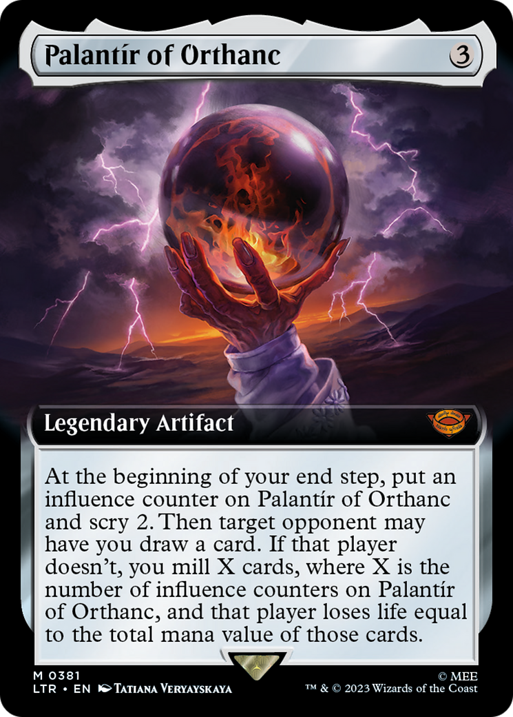 Palantír of Orthanc (LTR-381) - The Lord of the Rings: Tales of Middle-earth: (Extended Art)