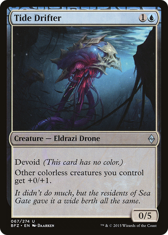 Tide Drifter (BFZ-067) - Battle for Zendikar: (devoid)