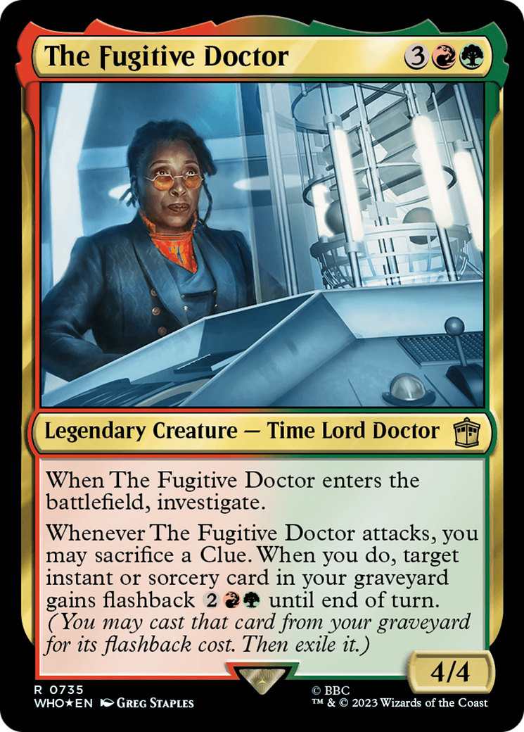 The Fugitive Doctor (WHO-735) - Doctor Who Foil