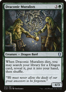 Draconic Muralists (CLB-224) - Commander Legends: Battle for Baldur's Gate Foil