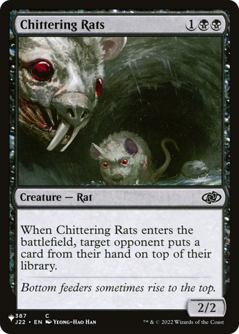 Chittering Rats (LIST-J22-387) - The List