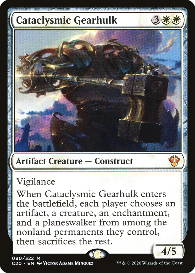 Cataclysmic Gearhulk (C20-080) - Commander 2020