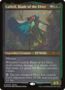 Lathril, Blade of the Elves (PKHM-02★) - Kaldheim Promos Etched Foil