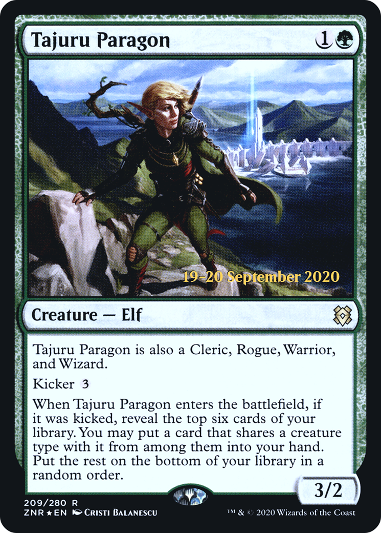 Tajuru Paragon (PRE-209S) - Zendikar Rising Promos Foil