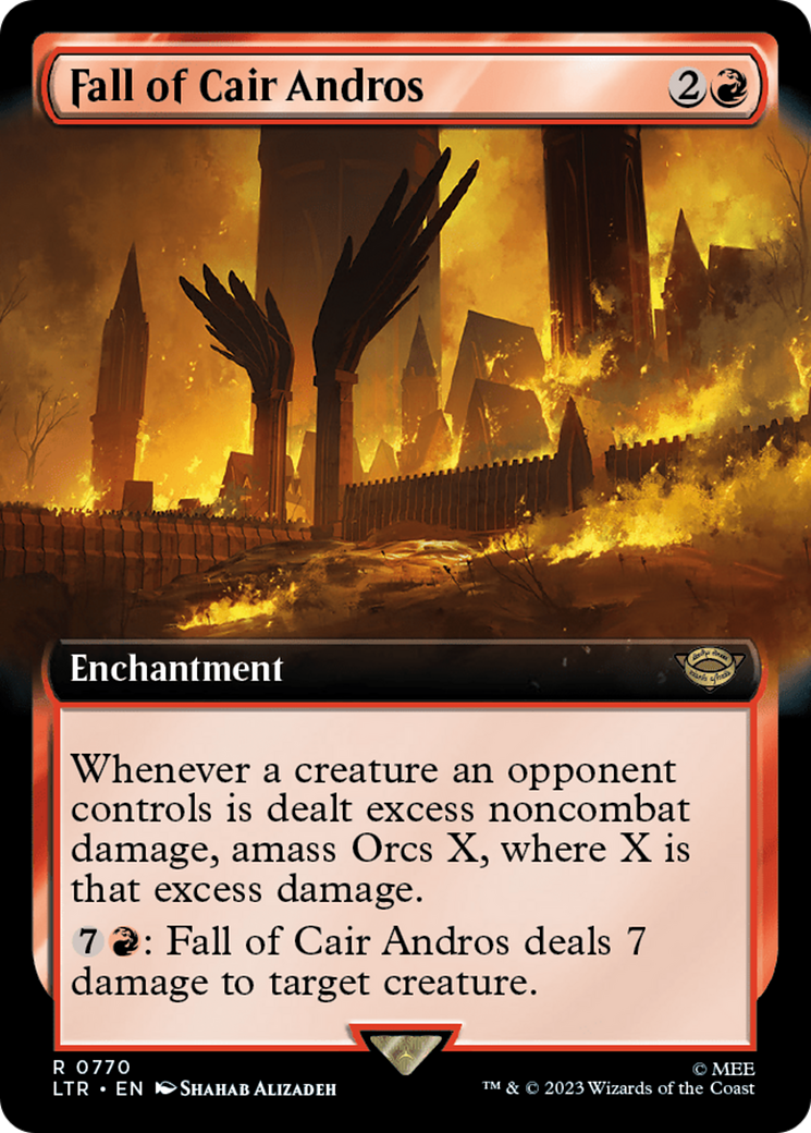 Fall of Cair Andros (LTR-770) - The Lord of the Rings: Tales of Middle-earth: (Extended Art) Foil