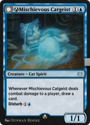 A-Mischievous Catgeist // A-Catlike Curiosity (VOW-A-69) - Innistrad: Crimson Vow: (Double Faced Transform)