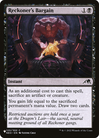 Reckoner's Bargain (LIST-NEO-120) - The List