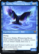 Alrund, God of the Cosmos // Hakka, Whispering Raven (PRE-040) - Kaldheim Promos Foil