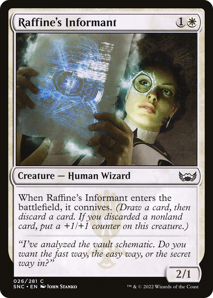Raffine's Informant (SNC-026) - Streets of New Capenna Foil