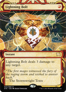 Lightning Bolt (STA-042) - Strixhaven Mystical Archive: (Showcase) (Borderless)