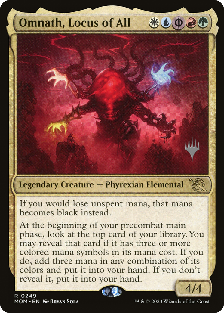 Omnath, Locus of All (PPMOM-249P) - March of the Machine Promos Foil