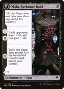 Okiba Reckoner Raid // Nezumi Road Captain (NEO-117) - Kamigawa: Neon Dynasty: (fandfc, enchantment)