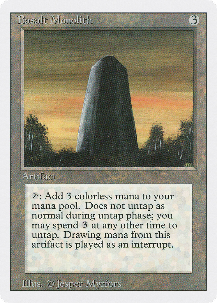 Basalt Monolith (3ED-235) - Revised Edition
