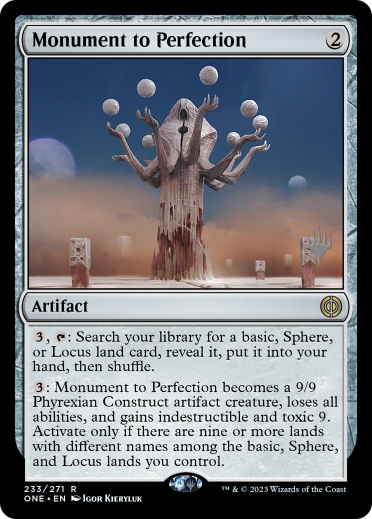 Monument to Perfection (PPONE-233P) - Phyrexia: All Will Be One Promos