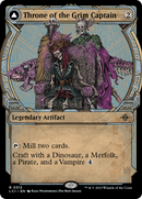 Throne of the Grim Captain // The Grim Captain (LCI-313) - The Lost Caverns of Ixalan: (Showcase) Foil