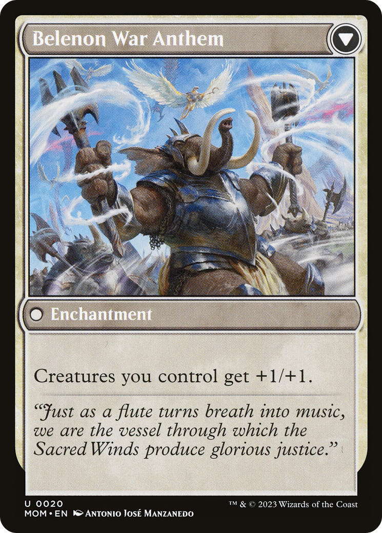 Invasion of Belenon // Belenon War Anthem (MOM-020) - March of the Machine