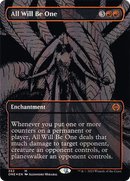 All Will Be One (Oil Slick Raised Foil) (ONE-352) - Phyrexia: All Will Be One (Borderless) Foil