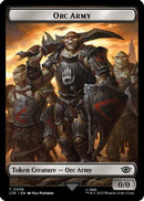Orc Army (0006) // Food (0009) Double-Sided Token (LTR-6 // 9) - The Lord of the Rings: Tales of Middle-earth Foil
