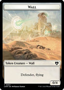 Wall // Kor Ally Double-Sided Token (CMM-67 // 64) - Commander Masters