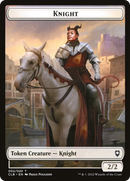 Knight (CLB-002) - Battle for Baldur's Gate Tokens Foil