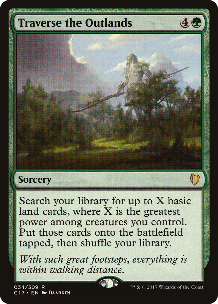 Traverse the Outlands (C17-034) - Commander 2017