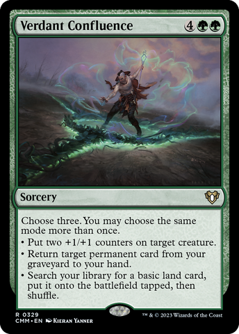 Verdant Confluence (CMM-329) - Commander Masters
