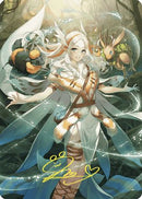 Greater Auramancy Anime Art Card (Gold-Stamped Signature) (ASWOE-076) - Art Series: Wilds of Eldraine