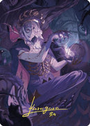 Necropotence Art Card (Gold-Stamped Signature) (ASWOE-080) - Art Series: Wilds of Eldraine