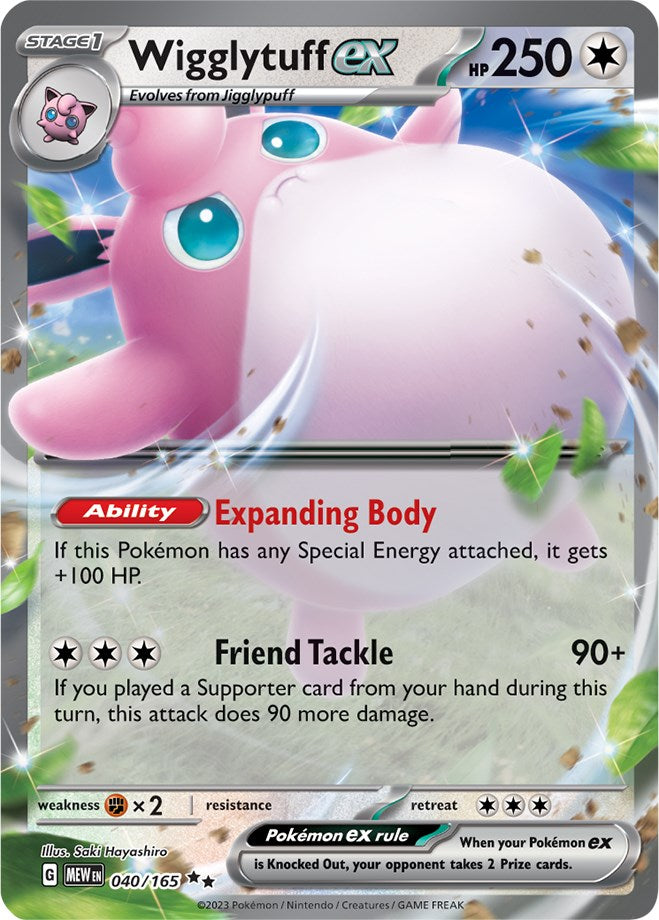 Wigglytuff ex (040/165) [Scarlet & Violet 151]