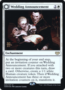 Wedding Announcement // Wedding Festivity (PRE-45S) - Innistrad: Crimson Vow Promos: (Double Faced Transform) Foil