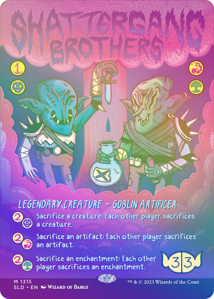 Shattergang Brothers (SLD-1315★) - Secret Lair Drop (Borderless) Foil