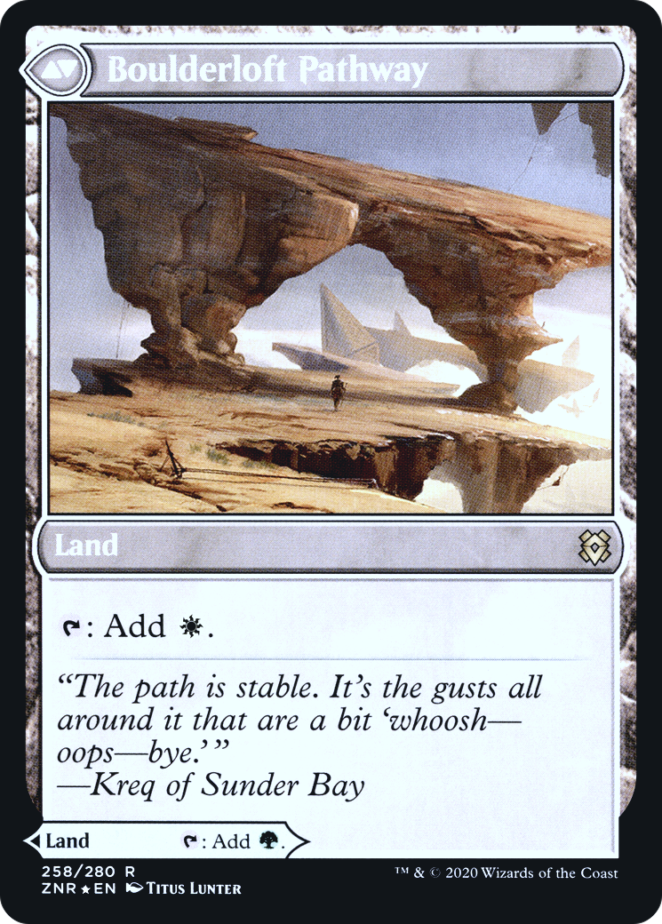 Branchloft Pathway // Boulderloft Pathway (PRE-258S) - Zendikar Rising Promos Foil