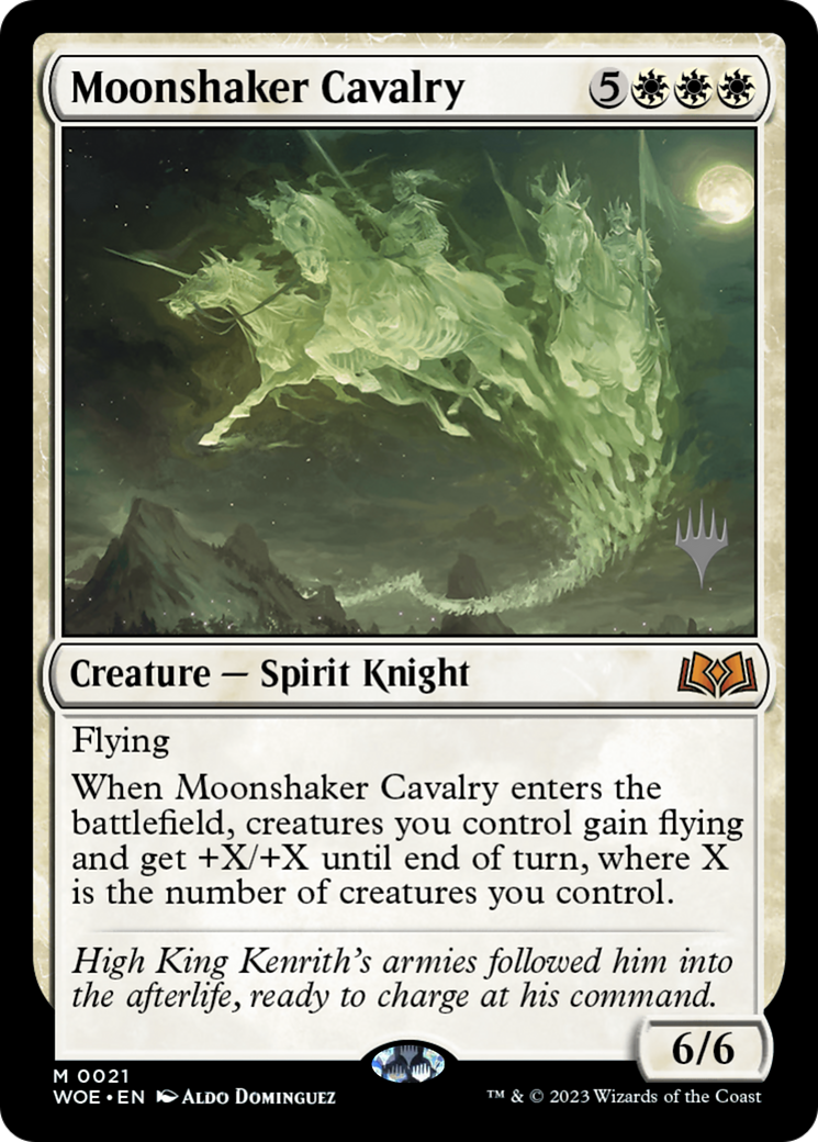 Moonshaker Cavalry (PPWOE-021) - Wilds of Eldraine Promos