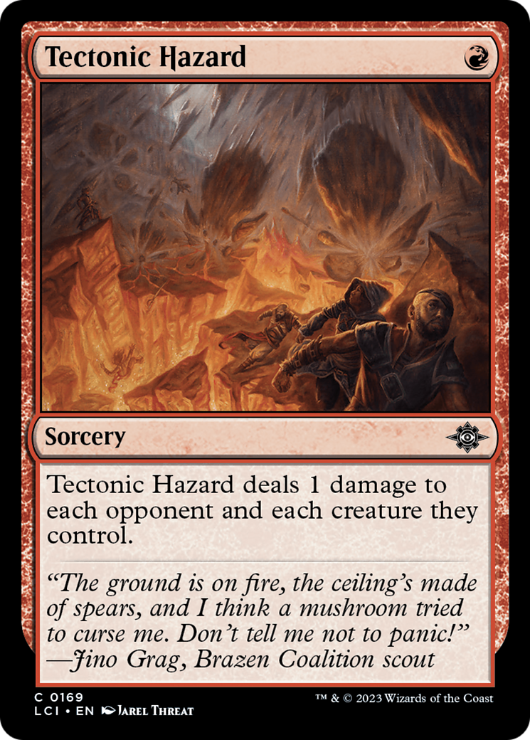Tectonic Hazard (LCI-169) - The Lost Caverns of Ixalan Foil