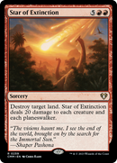 Star of Extinction (CMM-259) - Commander Masters Foil