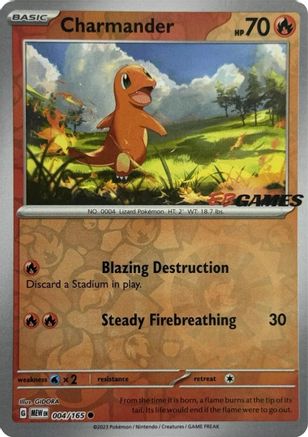 Charmander (004/165) (EB Games Exclusive) [Miscellaneous Cards]