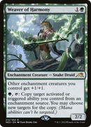 Weaver of Harmony (PPNEO-213P) - Kamigawa: Neon Dynasty Promos: (enchantment) Foil