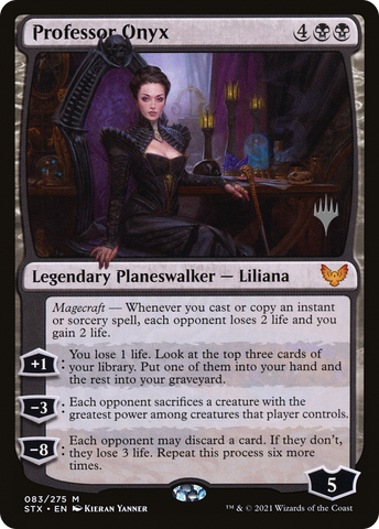Professor Onyx (PPSTX-83P) - Strixhaven: School of Mages Promos