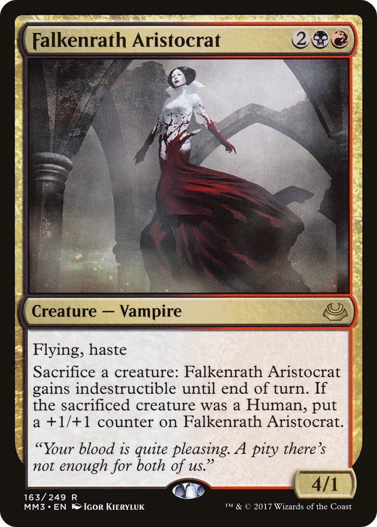 Falkenrath Aristocrat (MM3-163) - Modern Masters 2017
