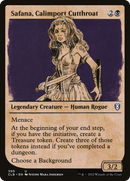 Safana, Calimport Cutthroat (CLB-390) - Commander Legends: Battle for Baldur's Gate: (Showcase) Foil