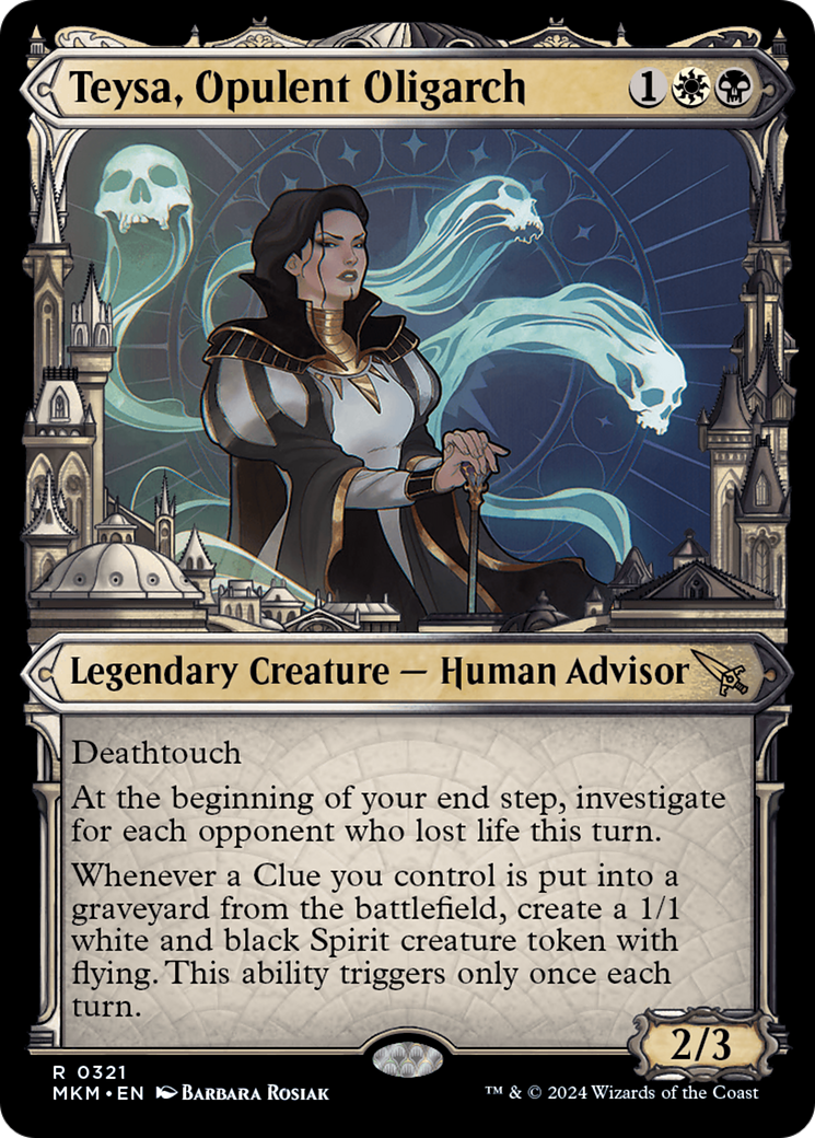 Teysa, Opulent Oligarch (MKM-321) - Murders at Karlov Manor: (Showcase)