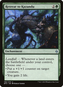 Retreat to Kazandu (BFZ-186) - Battle for Zendikar Foil