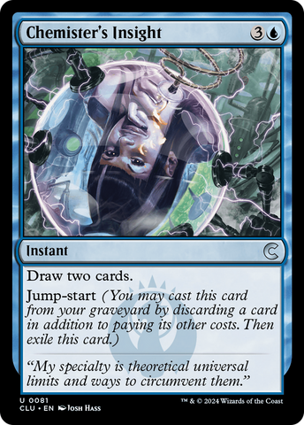 Chemister's Insight (CLU-081) - Ravnica: Clue Edition