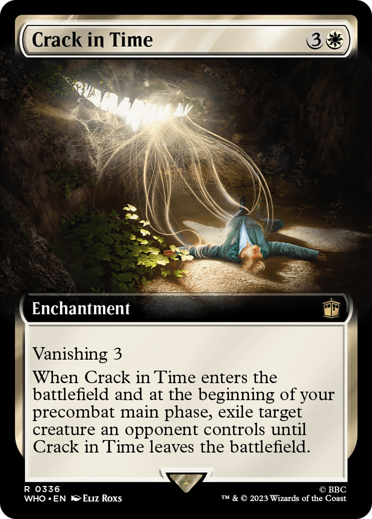 Crack in Time (WHO-336) - Doctor Who: (Extended Art) Foil